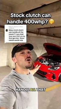 Stock clutch can handle power? 😬