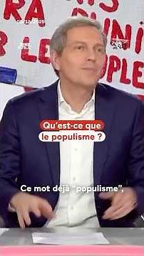 "What is populism?"