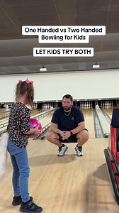 When coaching, the goal isn’t to force a style. It’s to find what feels natural. We tried both one handed and two handed to see which gave her: Better balance More control and confidence A repeatable release Some bowlers thrive with a one handed swing. Others feel stronger two handed. The key in bowling is comfort, fundamentals, and long term growth. Which do you prefer one or two handed? | T1M B. Bowling
