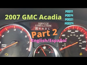 2007 GMC Acadia Service Stabilitrak - No Traction Control - Part 2