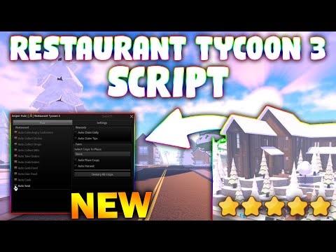 *NEW* Restaurant Tycoon 3 Script (PASTEBIN 2025) (INSTANT COOK, AUTO COLLECT, INFINITE REACH)