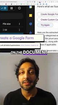 Google Forms Hack: Turn PDFs into Quizzes with AI! #shorts
