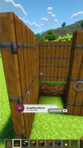 Minecraft 2x2 House 🏠 Tiny Survival Build! #minecraft #minecraftbuild #minecraftguide