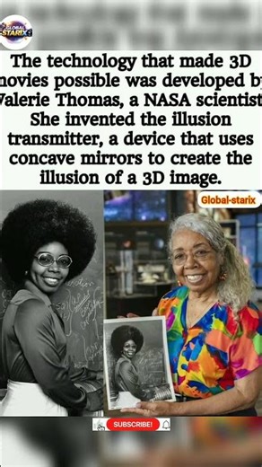 “Valerie Thomas Changed Movies Forever🔥‼️” This idea helped shape modern 3D visuals📸 #shorts #Viral