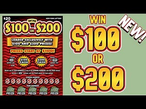This NEW Ticket only has Two Options $100 or $200! | New York Lottery Scratch off Gameplay