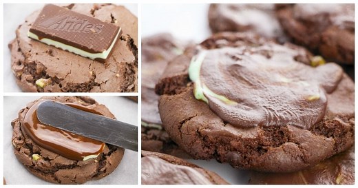 Andes Mint Cookies (Easy Cake Mix Cookie Recipe)