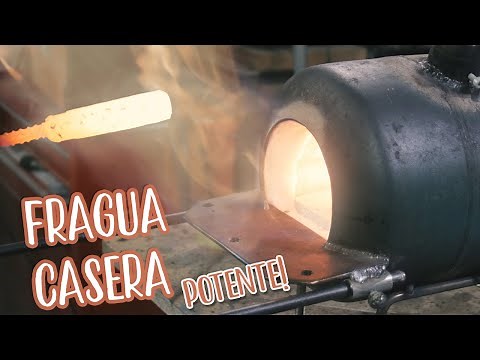 How to make a powerful propane gas forge at home. Explained and made easy.