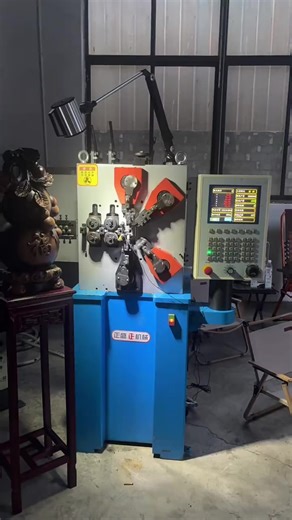 This is a second-hand spring winding machine