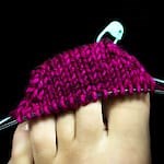 Any-Size Toe-Up Socks with a Fleegle Heel