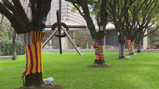 The Nasher Sculpture Center's garden is wrapped in whimsy