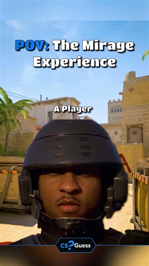 Mirage POV: Everyone's Busy... Except B 😂 #CS2 #CSGO #Mirage #CounterStrike #FPS