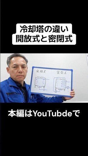 [Full video on YouTube] Differences between open and closed cooling towers. Search "Cooling Tower...