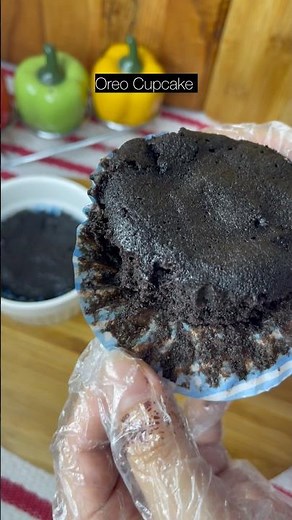 Oreo Cupcakes in Microwave 🍫 | 5-Min Easy Recipe (No Oven!)
