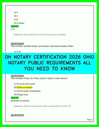Ohio Notary Public Requirements 2026: Fast Certification And Complete Application Guide
