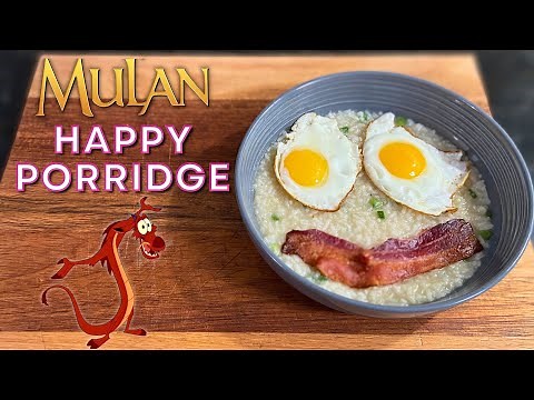 Mushu’s Happy Porridge from Mulan | Cooking Disney