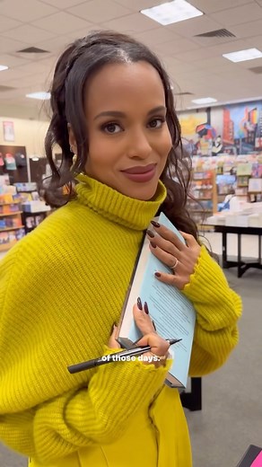 Kerry Washington on Instagram: "🥹 #ThickerthanWater available now 💙🌊"