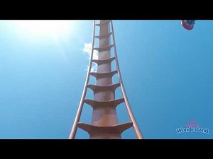 Record dive coaster, Yukon Striker, POV video from Canada's Wonderland