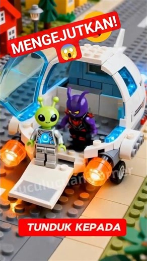 SURPRISING! Aliens Want to Colonize, But Instead Join a Social Gathering #LegoLucu #AlienAttack2 ...