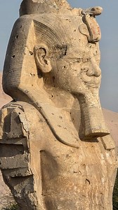 This statue of Amenhotep III was recently revealed at his Temple of a Million Years on the West Bank. A rare chance to study royal craftsmanship up close. #ancientegypt #amenhotepIII #westbankluxor #archaeology #history What draws you in here? | Ryan's Knowledge Room