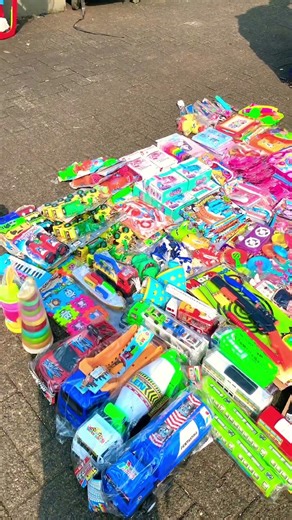 Buy toy cars and cook colorful dishes