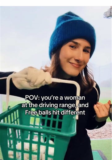 basically a @TaylorMade Golf ambassador at this point 🥲 do it for the love… #golf #golfer #girlgolfer #taylormade #drivingrange