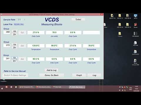 VCDS - VW Transporter T5 - Engine Measuring Blocks