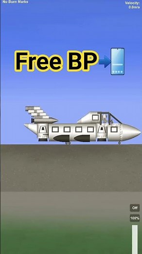 Awesome Aeroplane Made in SFS Without DLC! ✈️ Free BP | Spaceflight Simulator