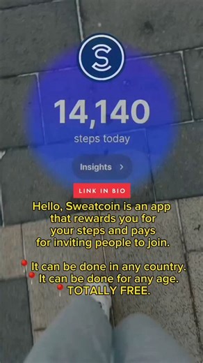 Hello, Sweatcoin is an app that rewards you for your steps and pays for inviting people to join. 📍It can be done in any country. 📍It can be done for any age. 📍TOTALLY FREE. What you have to do is: 1. Download the app from the invitation link (Link In Bio) or https://swcapp.com/i/freecryptominer002 2. Register now 3. Start Walking 4. Earn Sweatcoin #sweatcoin #fitnessmotivation #crypto #cryptocurrency #sport #fitness #walk #sportlover #gym #blockchain #web3 | Pi Network To The Moon