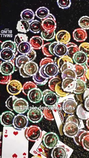 Poker Chips Set with Number | Let's play together