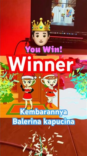 👍💫Winner Game - Kembaran Balerina Kapucina🔥 #gameviral #balerinacappuchina