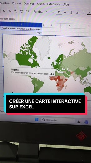 Créer une carte interactive sur Excel en quelques étapes