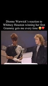 Whitney Houston wins her first Grammy. | Whitney World-A Whitney Houston Fan Page