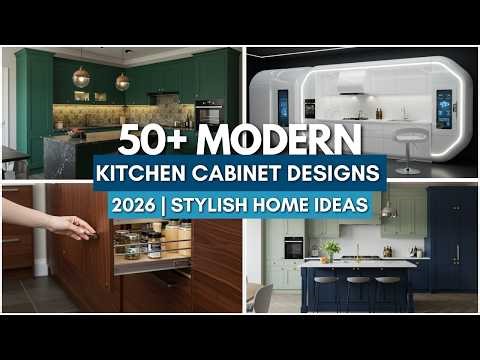 50+ Modern Kitchen Cabinet Designs for a Stylish Home in 2026