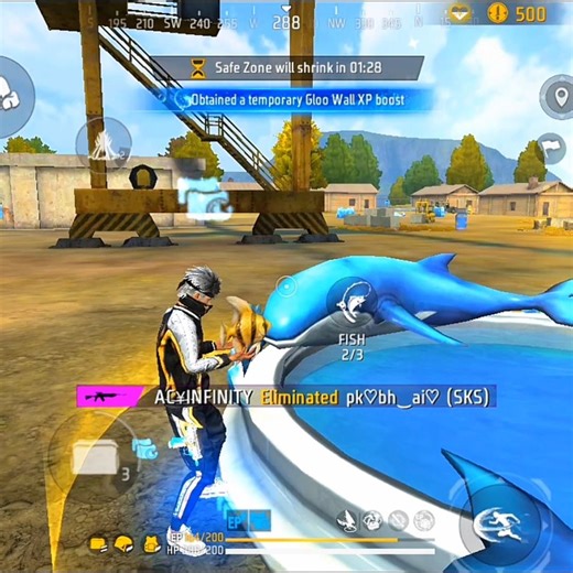 Fishing 🎣 in Free Fire 🔥 #freefire #funny #shorts #viral #trendingshorts #gaming #fyp #new #ffmax