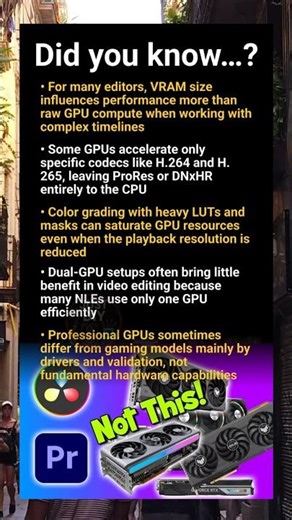 Video cards for editing: VRAM myths, CUDA cores and codec acceleration truths
