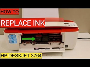 HP Deskjet 3764 Ink Cartridge Replacement Video.