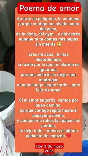 poema de amor hoy 3 mayo 2026 #amor #frases #poemasescritos #poemas #poesia #teamo