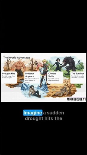 The Ultimate Survivor -Why being a hybrid is king #hybrid #evolution#survival#humanbiology
