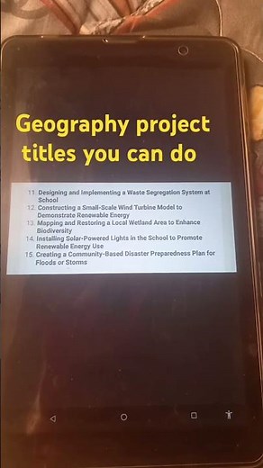 ZIMSEC GEOGRAPHY PROJECT TITLES YOU CAN DO