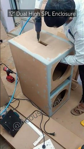 Deep Bass Dual 12 inch subwoofer | High SPL Enclosure | #bass