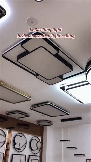 Minimalist Chandelier: Elegant Three-Color Ceiling Lamp