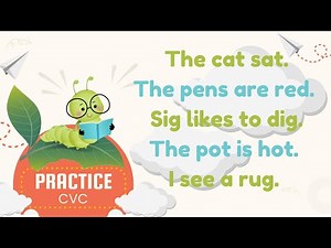 Learn to Read | CVC Words | 1-Min Reading Practice Compilation