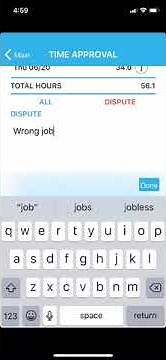 Spectrum Payroll Time Entry (PTE) - Signature Entry in the PTE App