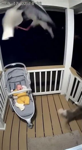 Stork and the Baby 😱