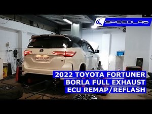 Toyota Fortuner 2.4L/2.8L Ecu Remap/Reflash Tuning & Borla Full Exhaust