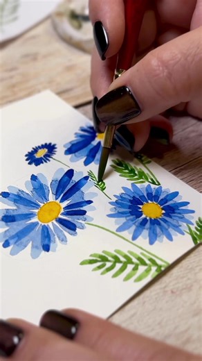 Watercolor Paper Hack: 2 Circles for Easy Florals