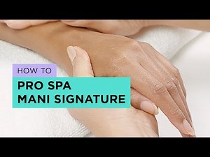 OPI Signature Manicure with Pro Spa Tutorial