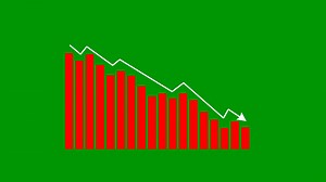 Graph Going Down Decline Failure Decreasing Stock Motion Graphics SBV-351994539 - Storyblocks