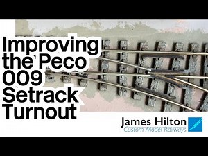 Peco 009 Setrack Turnout Modification