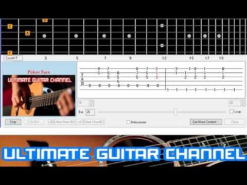 [Guitar Solo Tab] Poker Face (Lady Gaga)